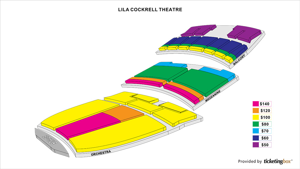 Lila Cockrell Theater Seating Chart