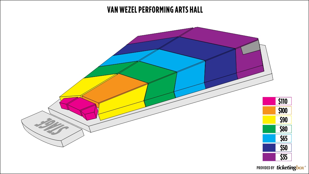 Van Wezel Performing Arts Hall Seating Chart