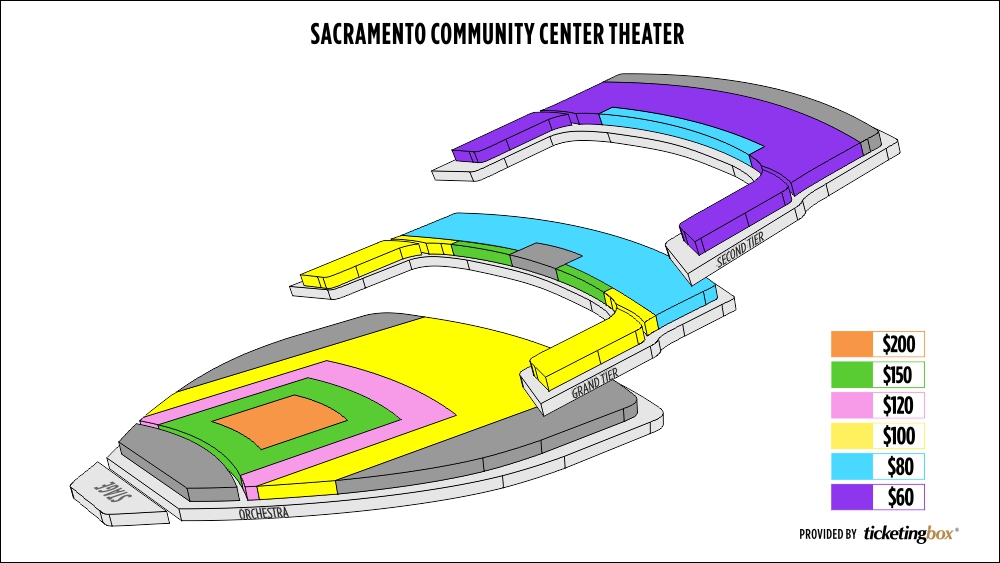 Sacramento Community Center Seating Chart