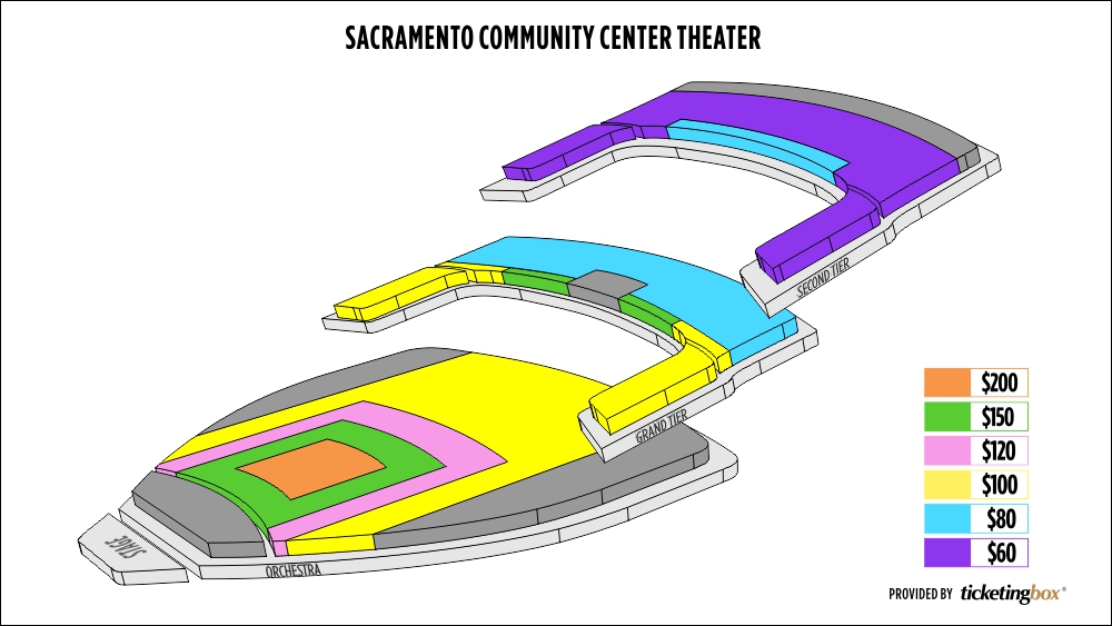 Sacramento Community Center Theater Seating Chart