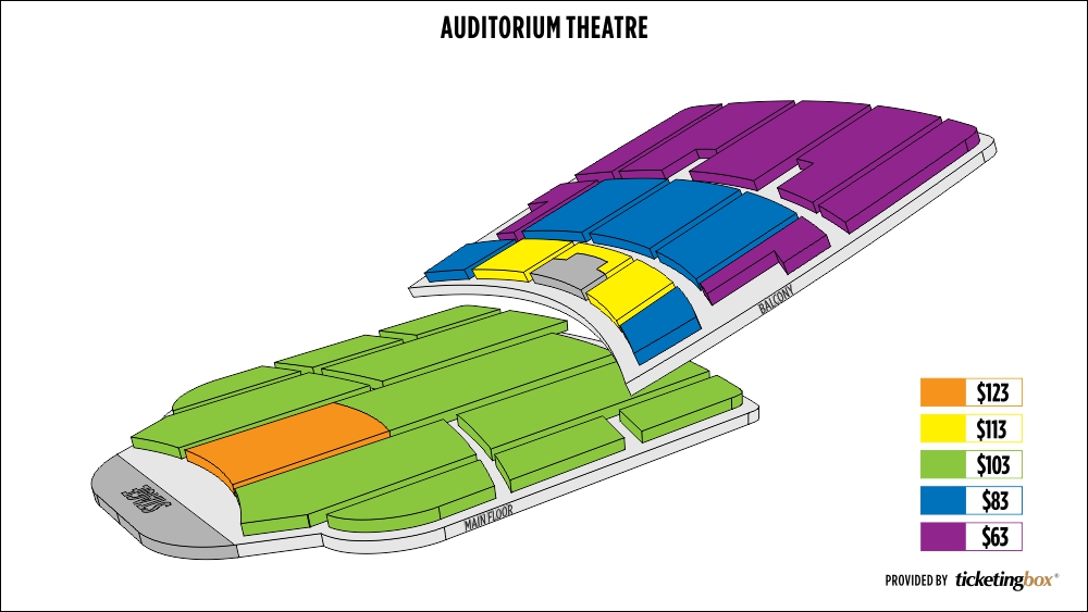 rochester auditorium theatre seating chart auditorium theater seating chart