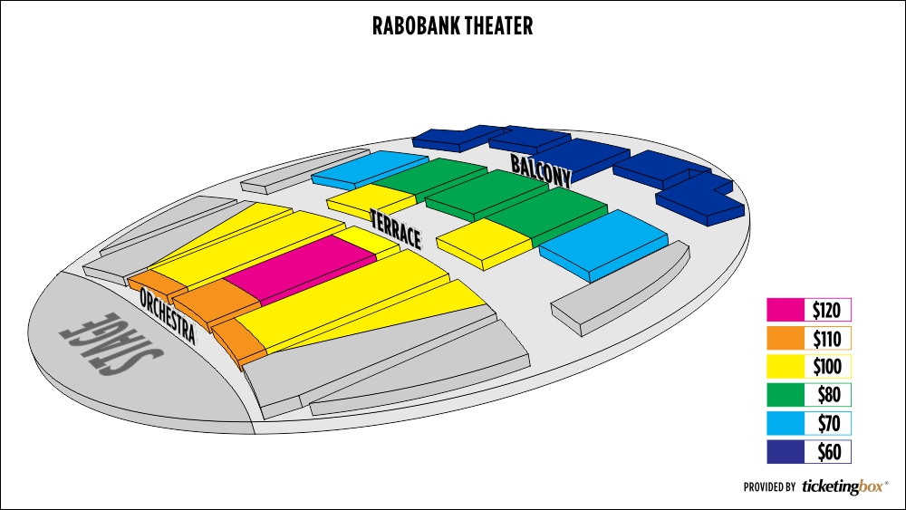 Rabobank Arena Detailed Seating Chart