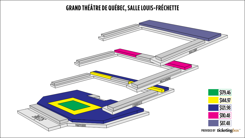Grand Theatre De Quebec Seating Chart