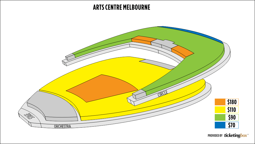 Arts Centre Melbourne Seating Chart