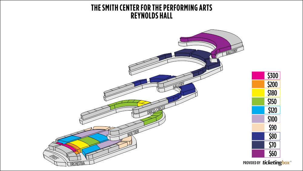 The Smith Center Reynolds Hall Seating Chart