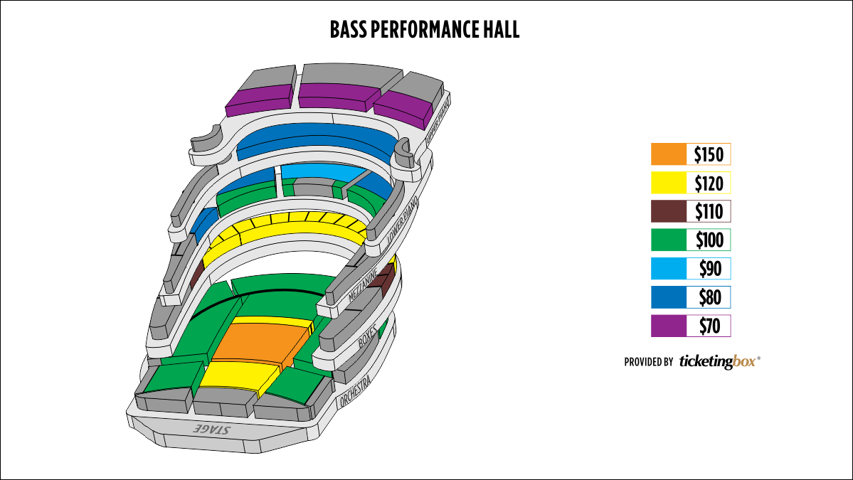 Bass Performance Hall Seating Chart