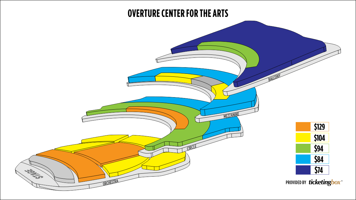 Overture Center For The Arts Seating Chart