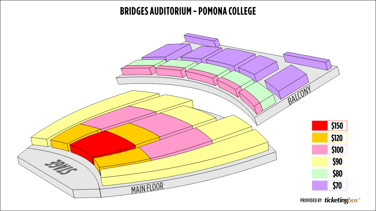 Bridges Auditorium Claremont Ca Seating Chart