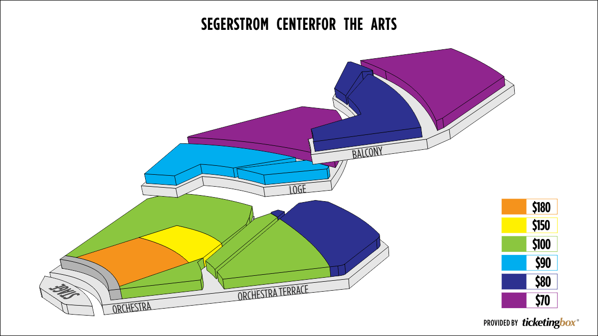 Center Seating Chart