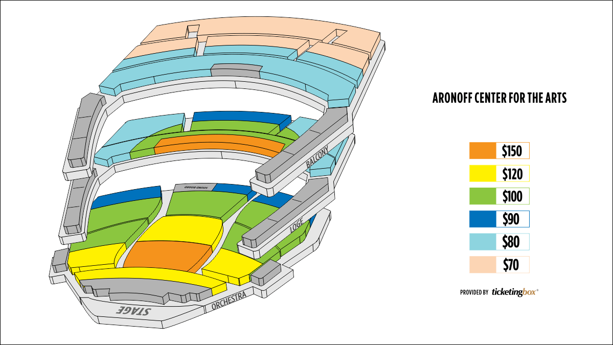 The Aronoff Center Seating Chart