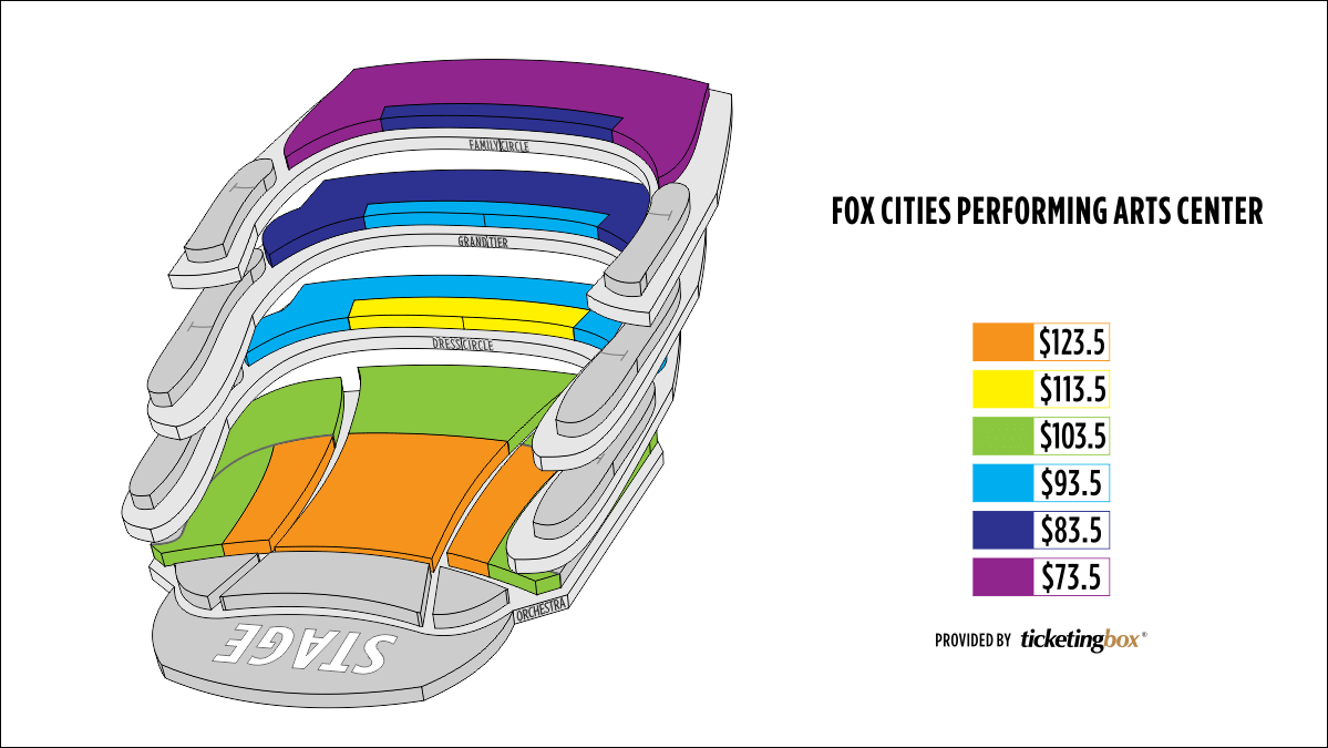 Medina Performing Arts Center Seating Chart