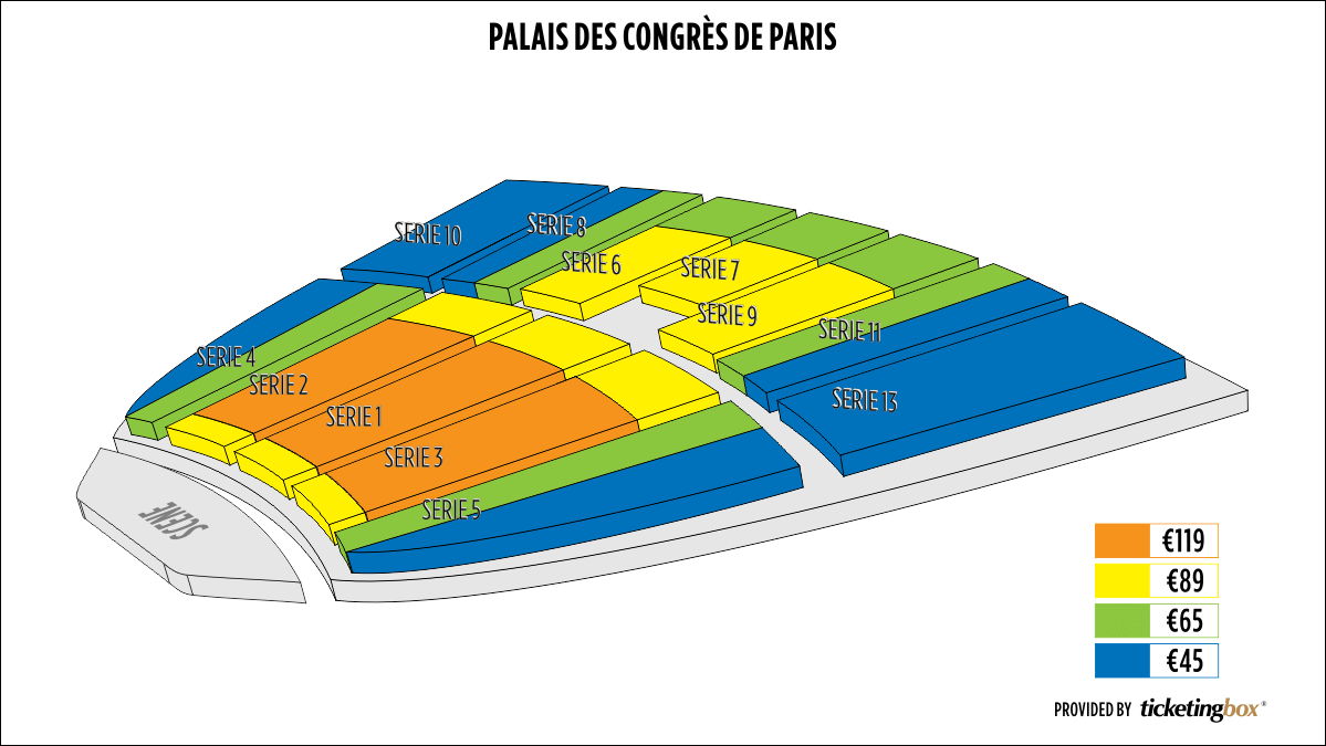 Palais Des Congres Seating Chart