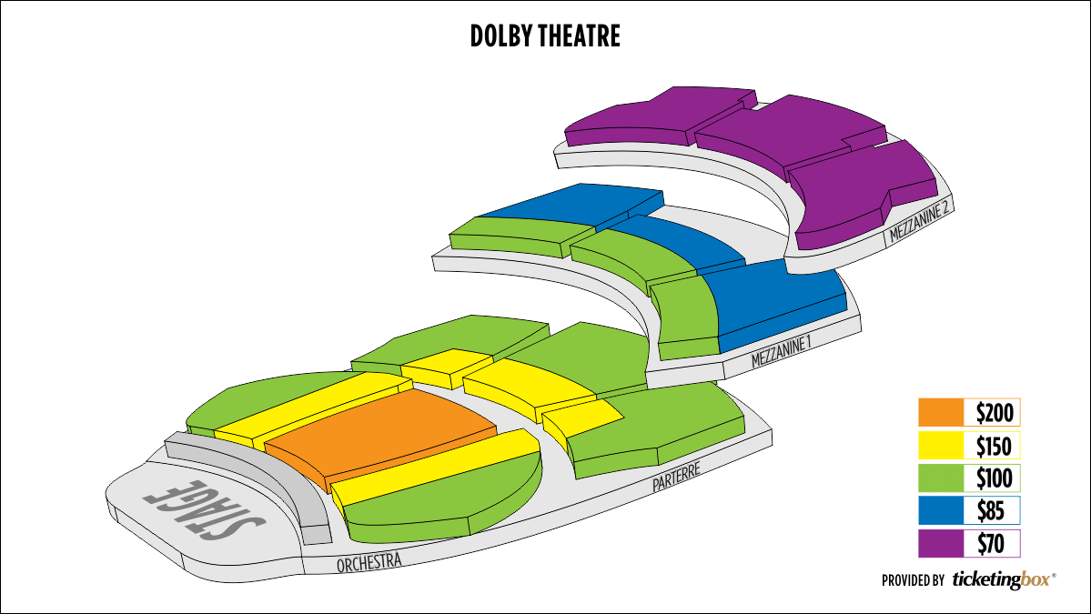 Kodak Performing Arts Center Seating Chart