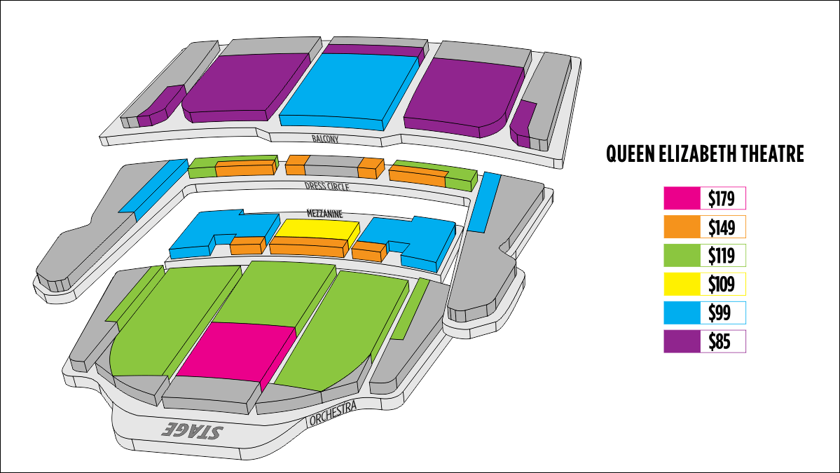 Queen Elizabeth Seating Chart Vancouver Bc