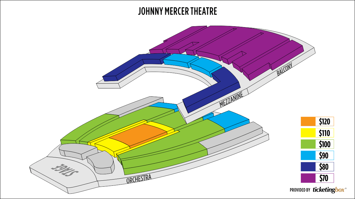 Seating Chart Johnny Mercer Theatre Savannah