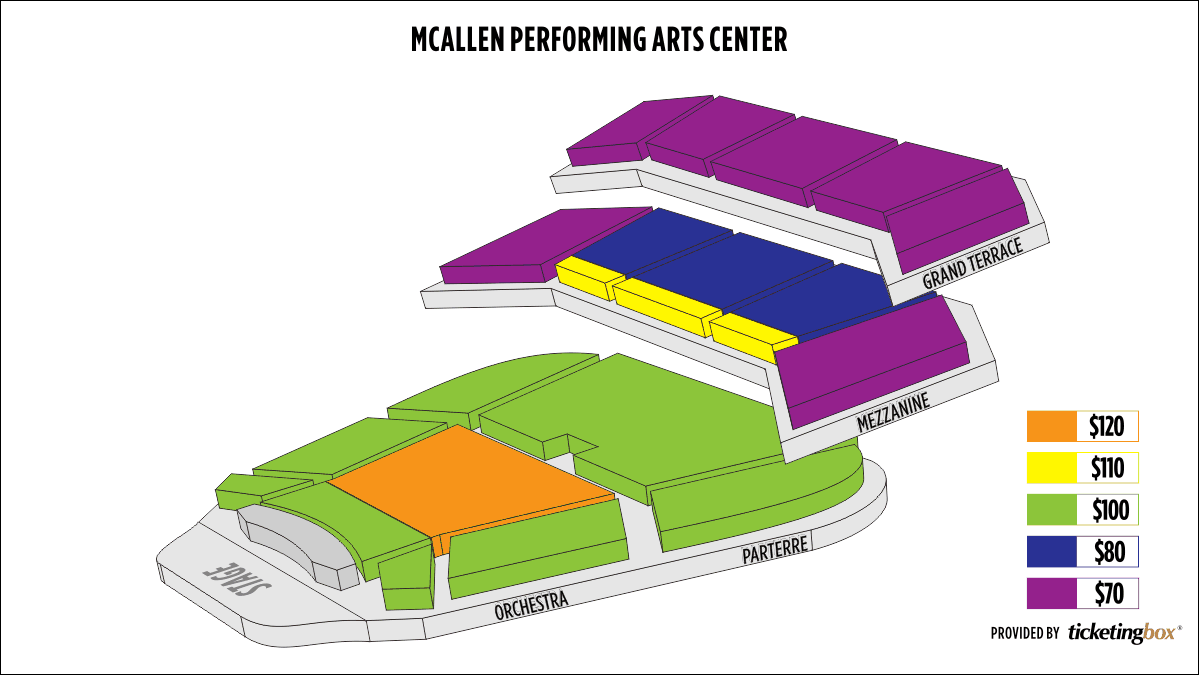 Shen Yun In Mcallen Duben 20 21 2017 At Performing Arts Rozmístění Sedadel Obrázek