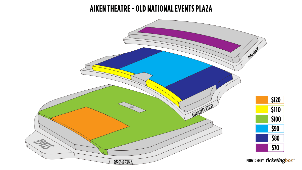 Old National Events Plaza Evansville Indiana Seating Chart