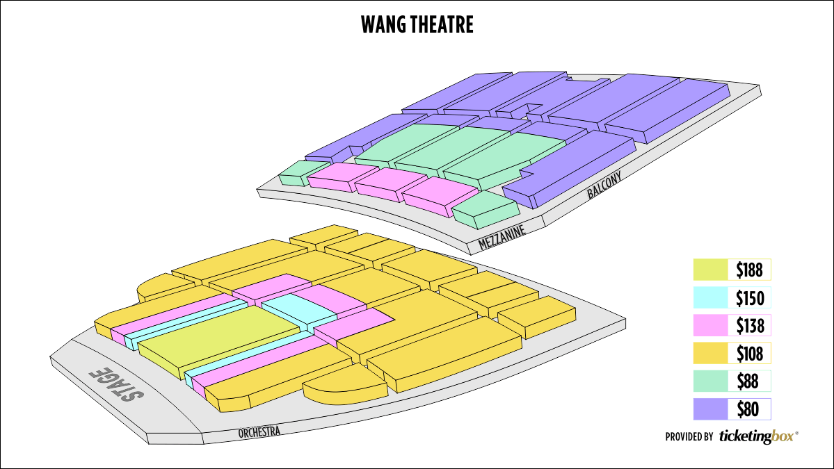 Wang Theater Boston Seating Chart