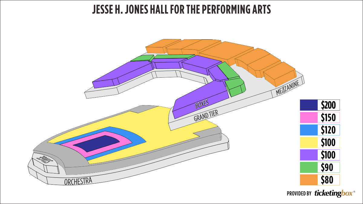 Jones Hall Seating Chart Houston Symphony