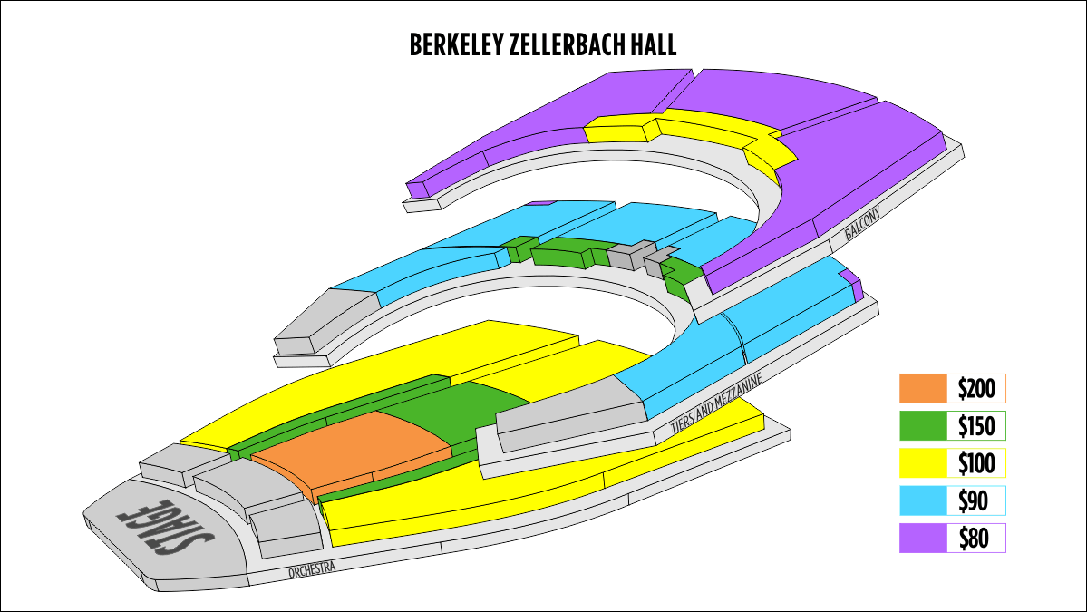 Berkeley Zellerbach Hall Seating Chart