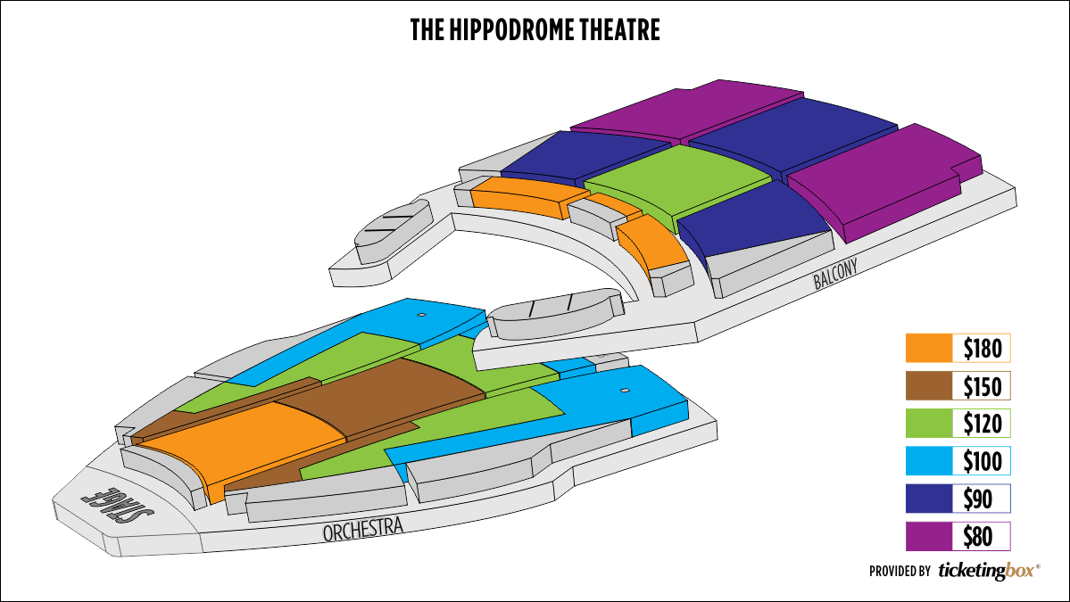 Baltimore The Hippodrome Theatre Seating Chart Baltimore