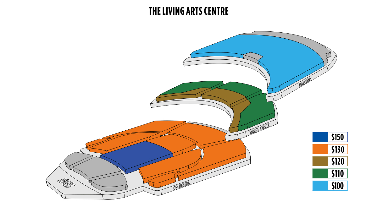 Living Art Centre Seating Chart