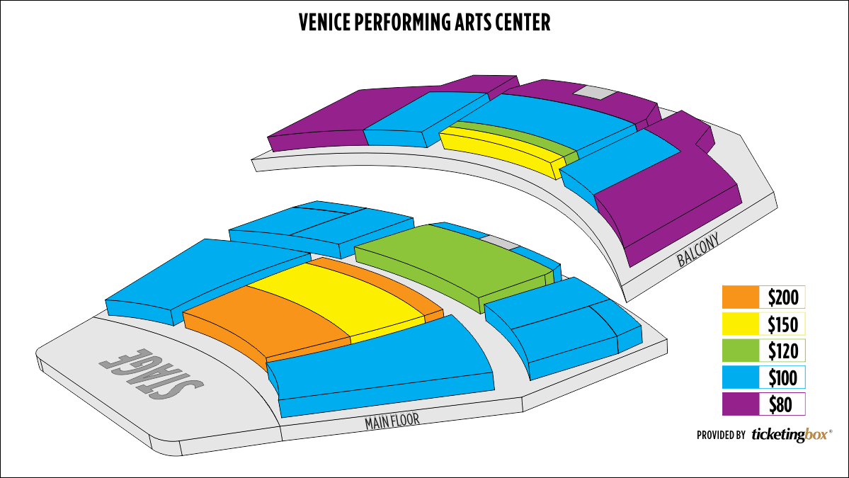 Venice Performing Arts Center Seating Chart