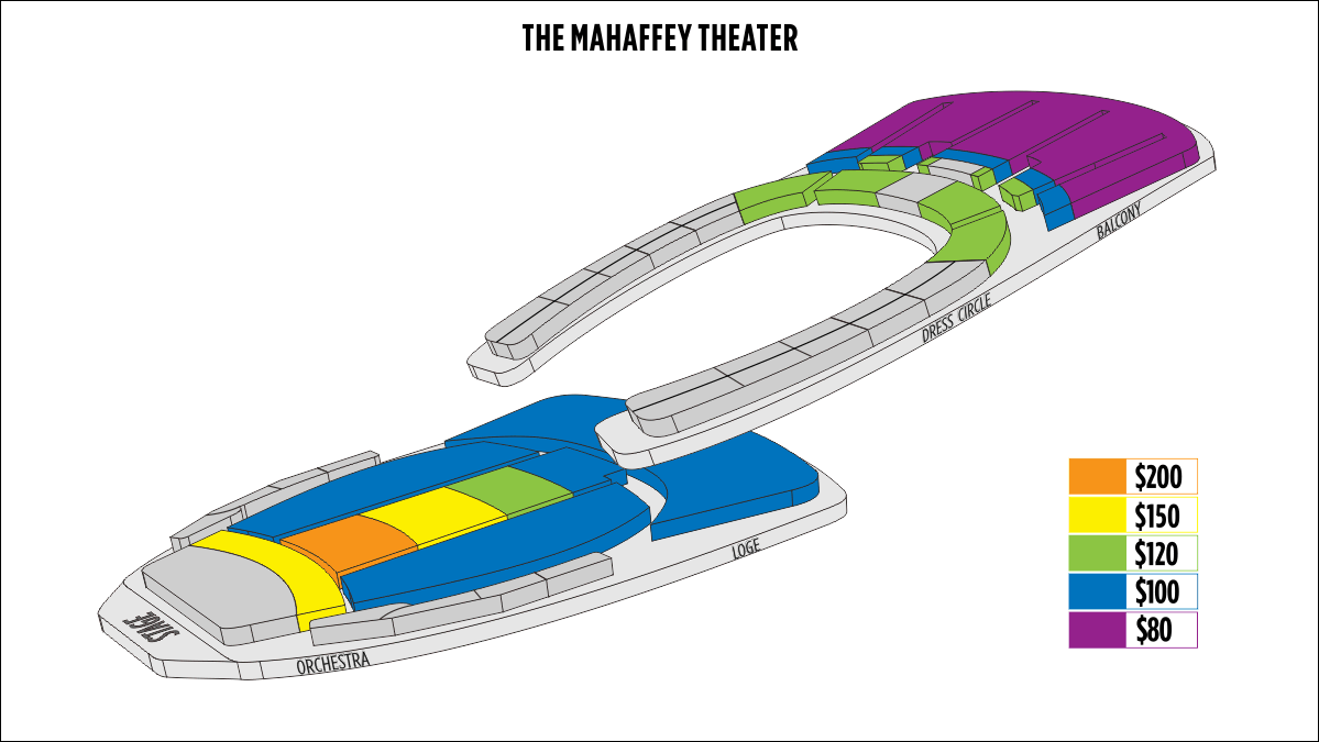 The Mahaffey Theater Seating Chart