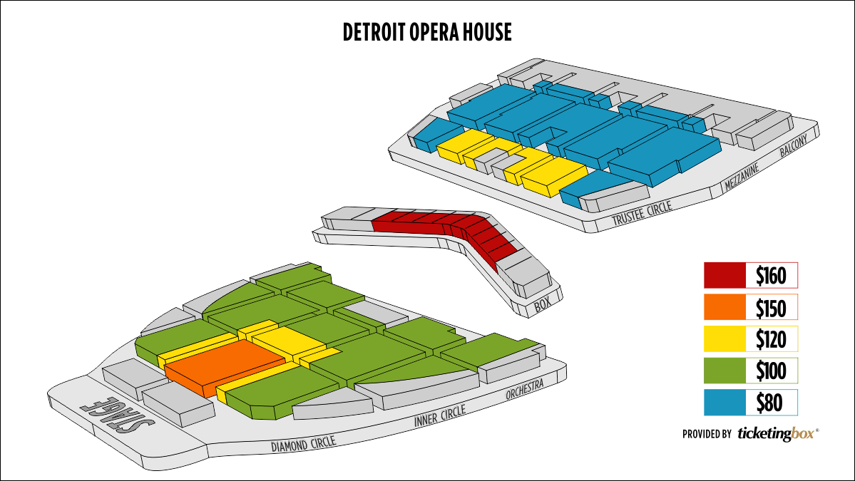 Detroit Opera House Seating Chart Wicked