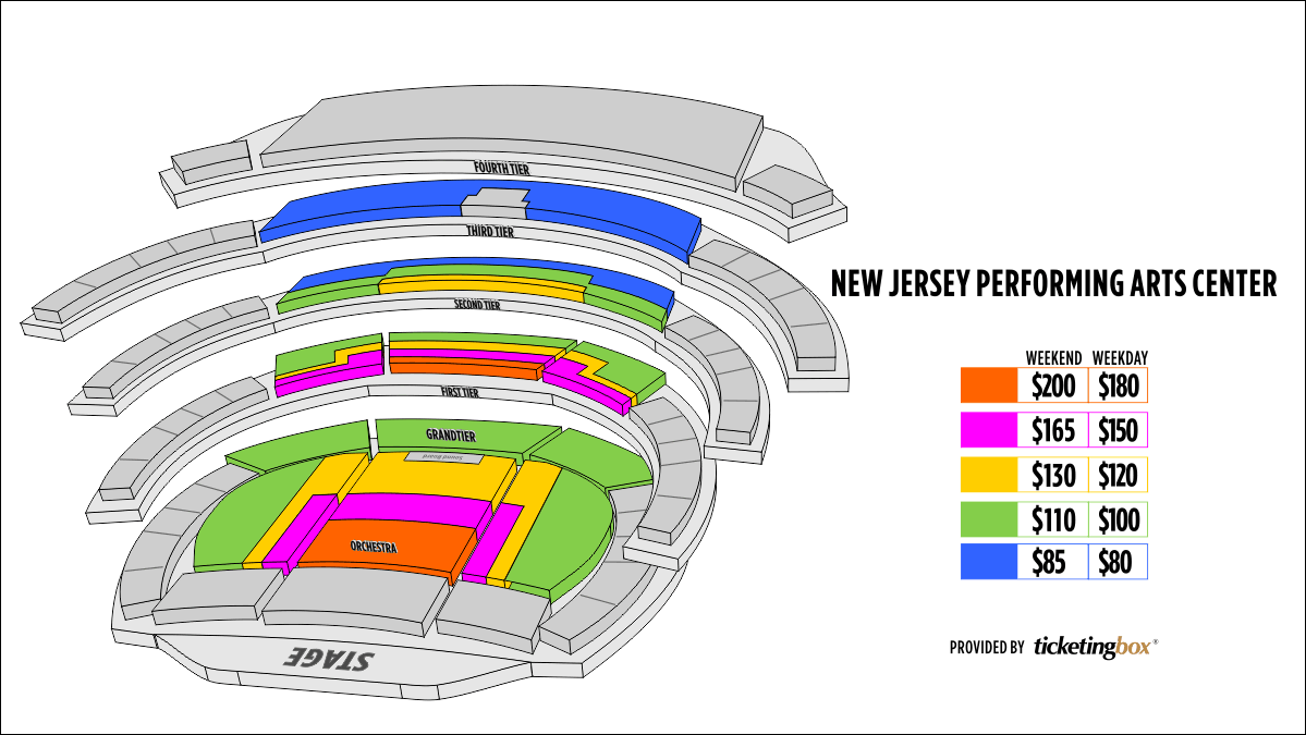 Njpac Newark Seating Chart