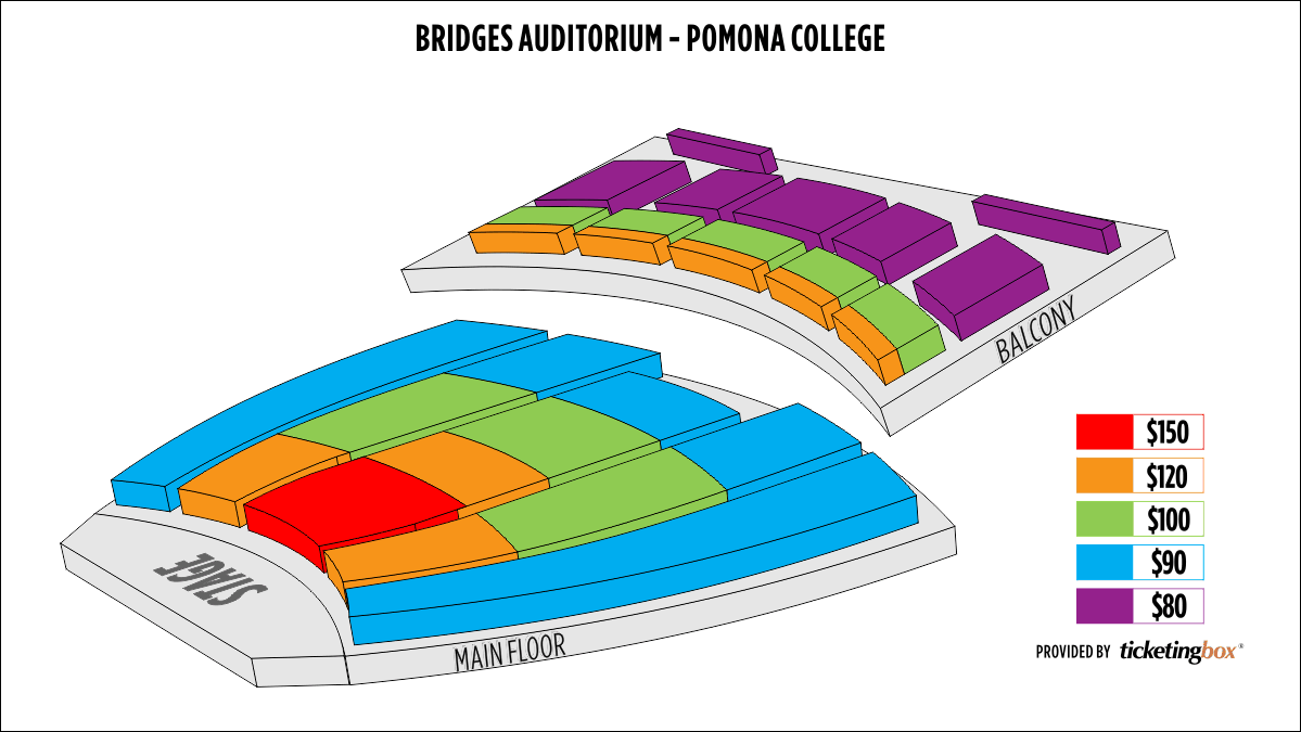 Bridges Auditorium Claremont Ca Seating Chart