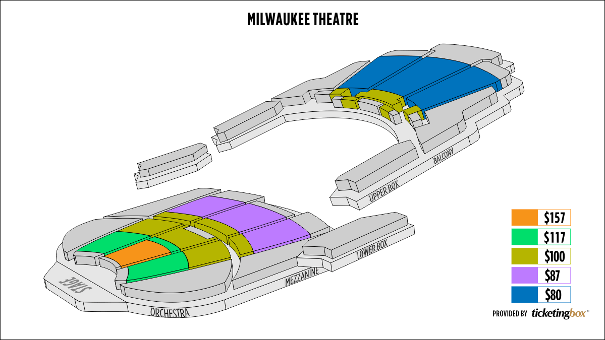 Miller High Life Theatre Seating Chart