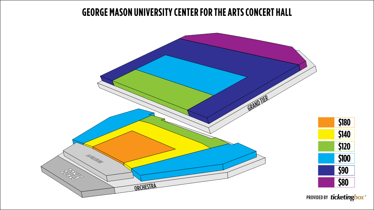 George Mason Concert Hall Seating Chart