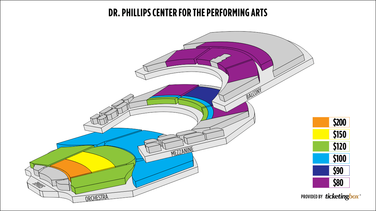 Dr Phillips Center Seating Chart
