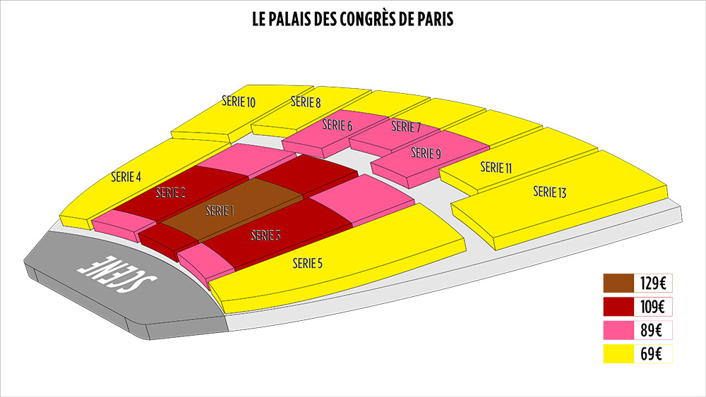 Palais Des Congres Seating Chart