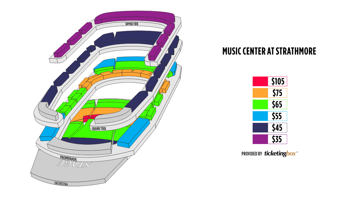 Bethesda Strathmore Seating Chart