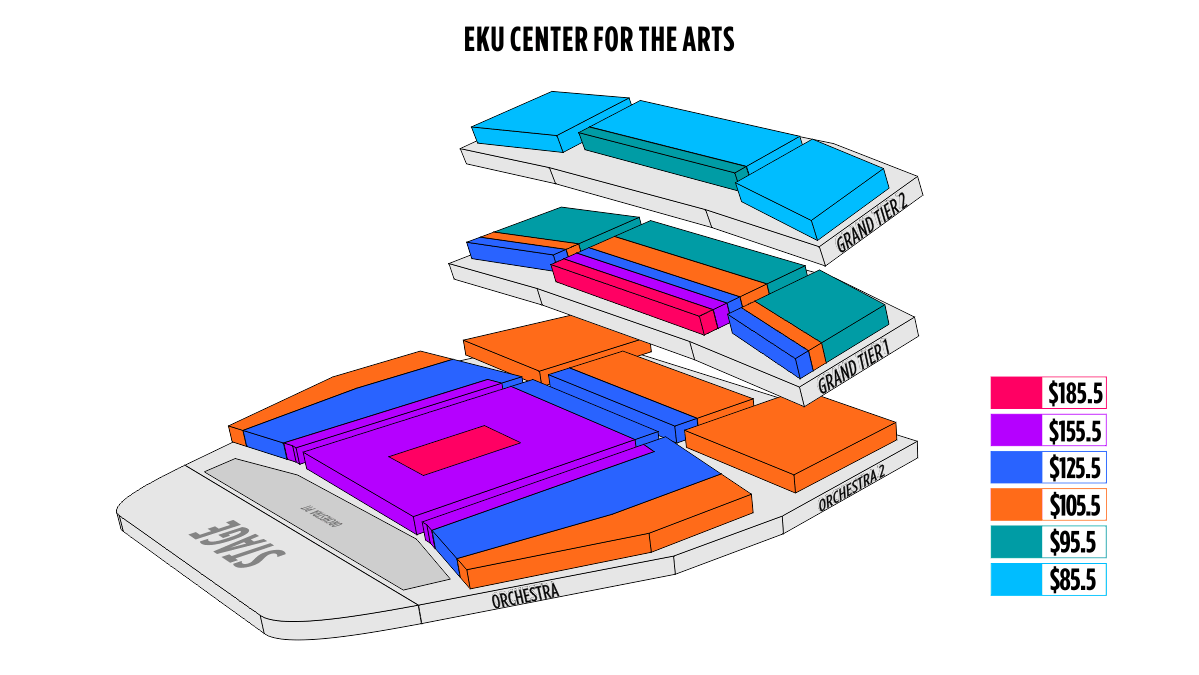 Eku Center For The Arts Seating Chart