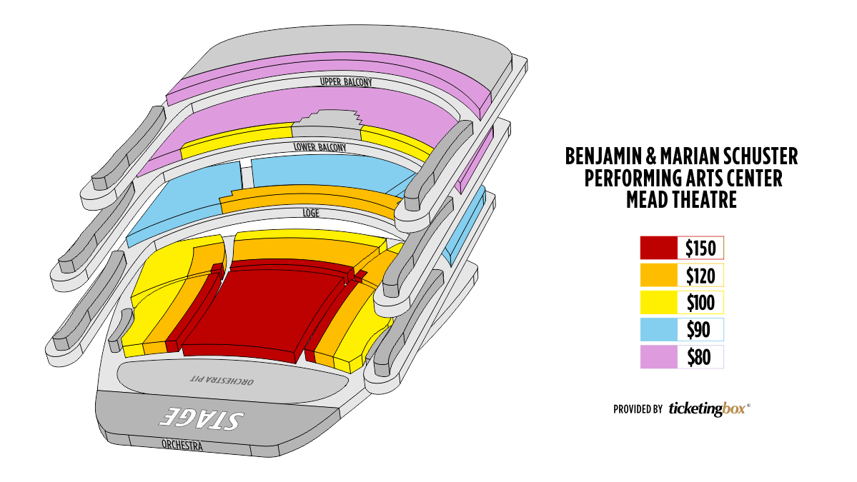 Schuster Center Seating Chart