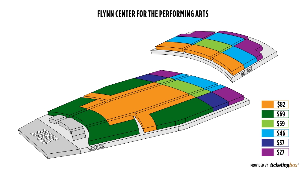 Burlington Performing Arts Seating Chart