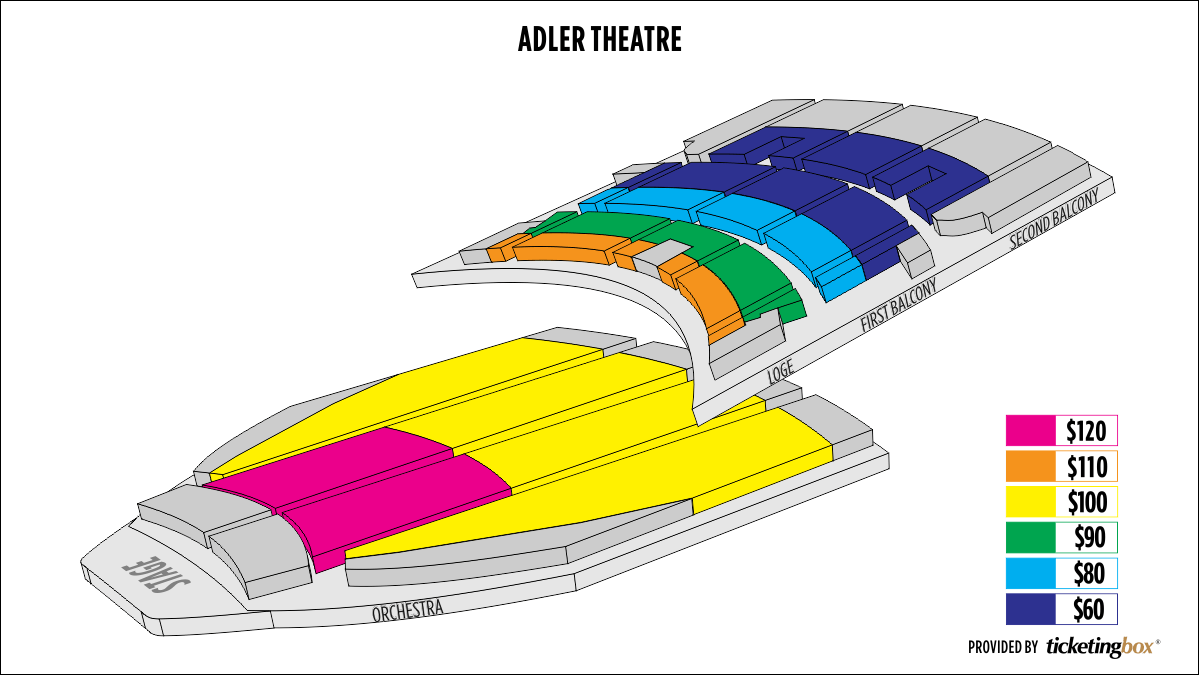 Adler Theater Davenport Iowa Seating Chart
