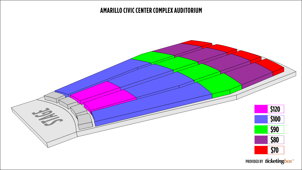 Civic Center Auditorium Amarillo Tx Seating Chart