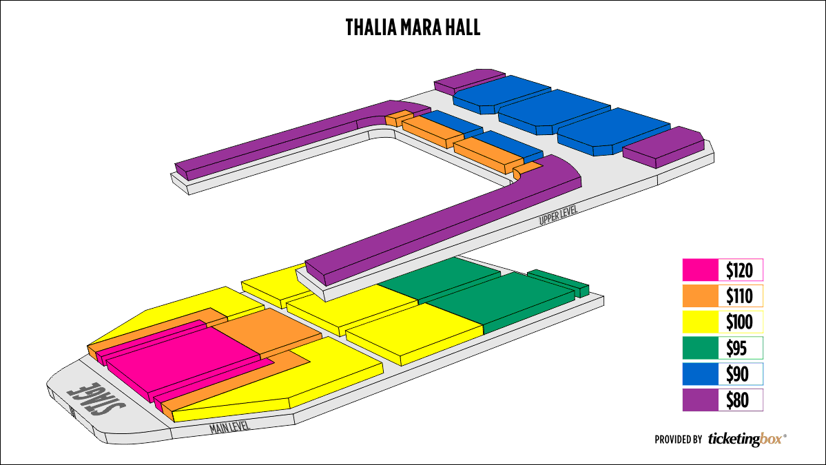 Thalia Mara Seating Chart