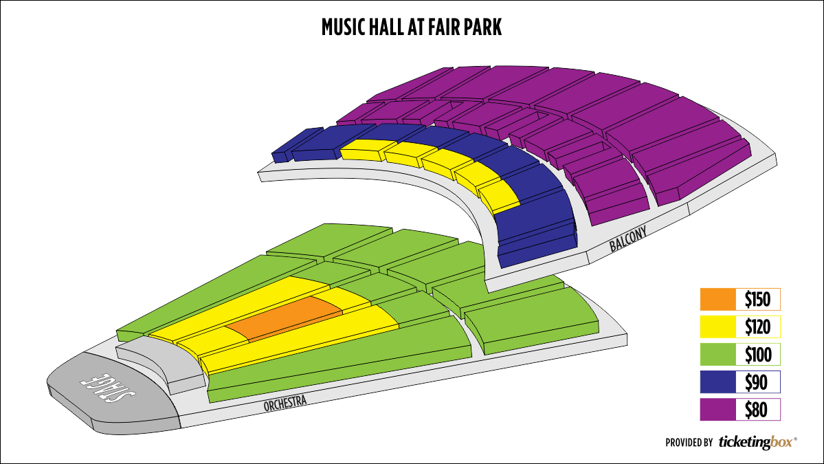 Dallas Summer Musicals Seating Chart