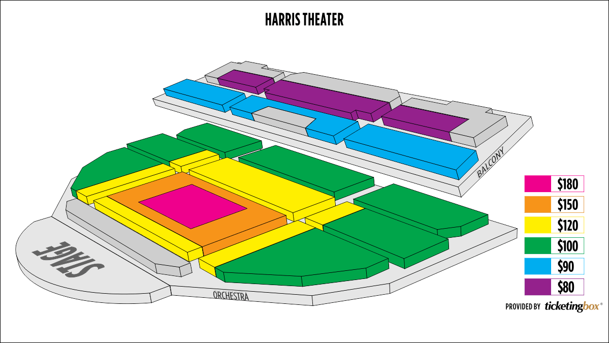 Harris Theater Chicago Seating Chart