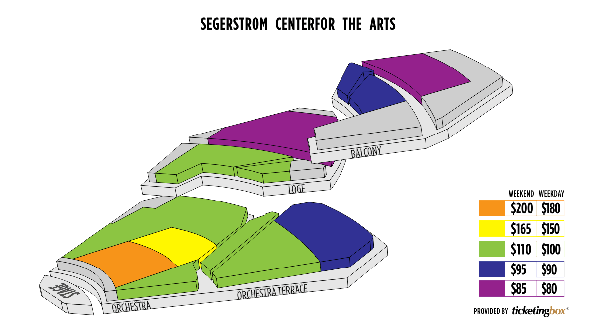 Costa Mesa Segerstrom Center for the Arts Seating Chart ...