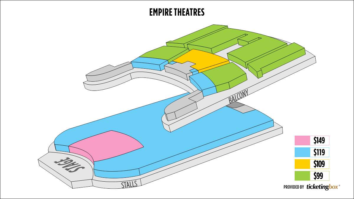 Empire Seating Chart