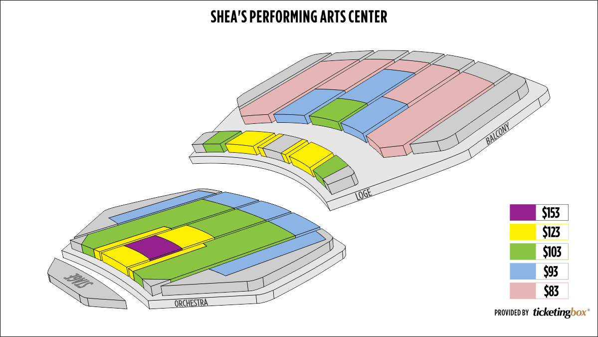 Ub Center For The Arts Seating Chart