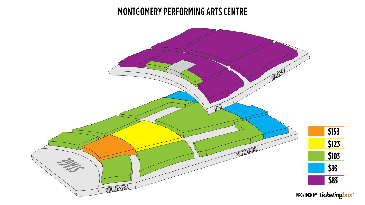 Montgomery Performing Arts Seating Chart