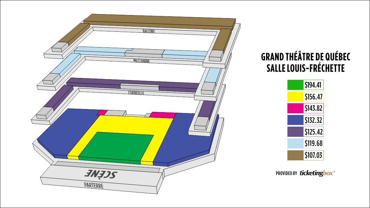 The Grand Theater Seating Chart