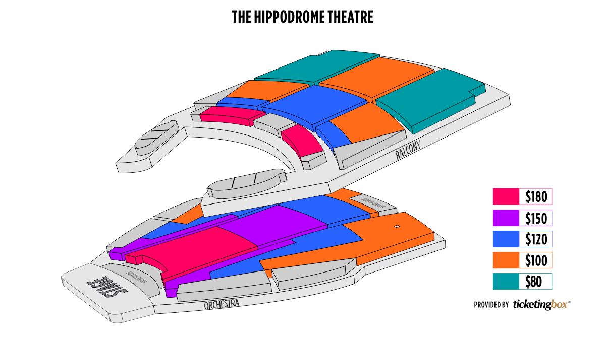 Baltimore The Hippodrome Theatre Seating Chart Baltimore Dec 21 23 2018